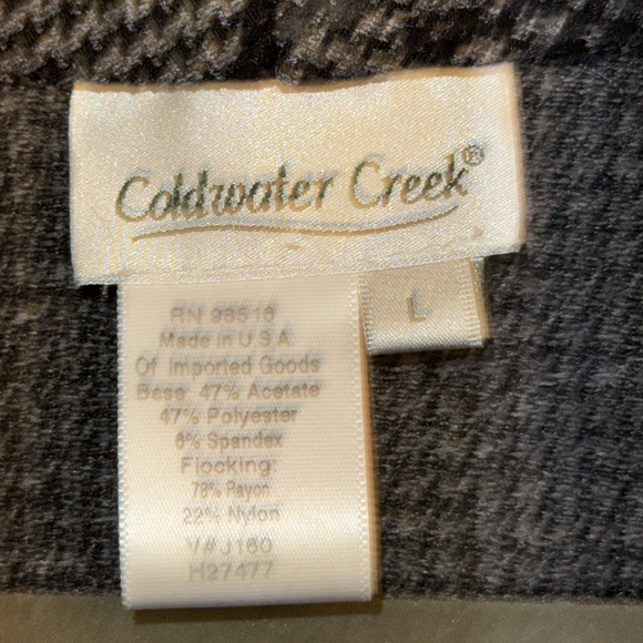 Coldwater Creek shawl collar jacket. Sweater like material. - Picture 3 of 5